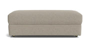 Ottoman For Home Furniture Modern Design Upholstery Fabric Foot Rest for Office for living Room, Bedroom - Light Grey