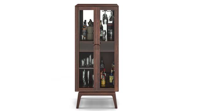 Wooden Bar Storage Cabinet with Durable Structure & Elegant Finish