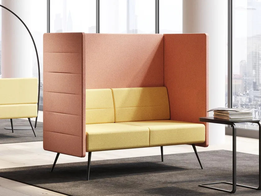 2 Seater Office Sofa and Stylish & Functional High-Back for Productive Workspaces.