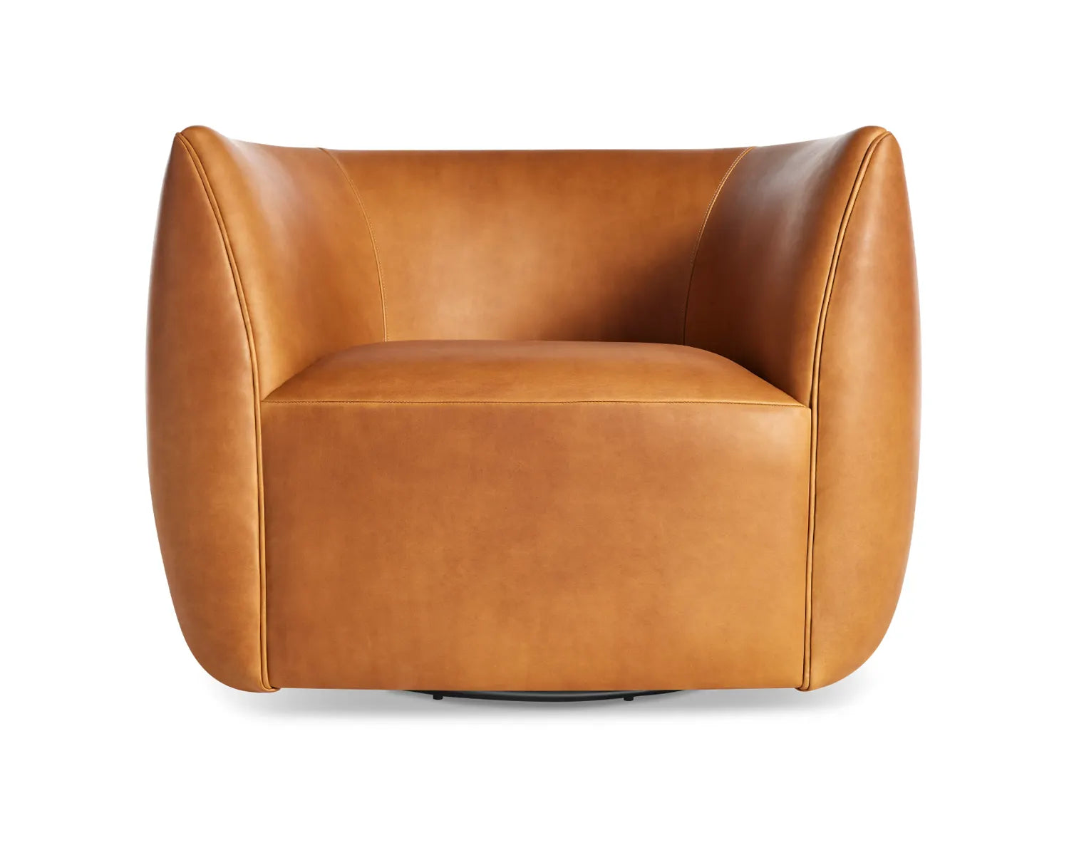 Lounge Chair Sofa Modern and durable Arm Chairs Upholstered in Pu leatherette For Living Room or Bedroom - Brown