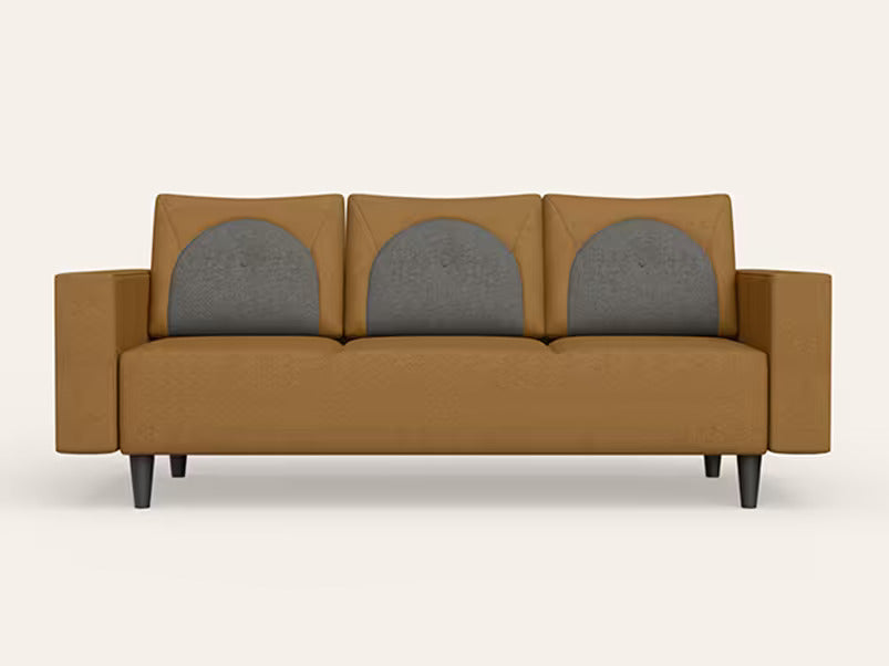3 Seater sofa Modern Design and Upholstery fabric Durable & Comfortable Padded Perfect for living Room