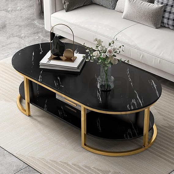 Center Table with Designer Base and Premium Top Perfectly Balancing Style and Function in Living Room