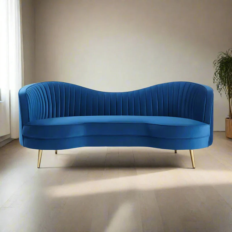 3-Seater Sofa with Italian-Inspired Design, Plush Suede Fabric, Superior Comfort, and Durable Construction and Refined