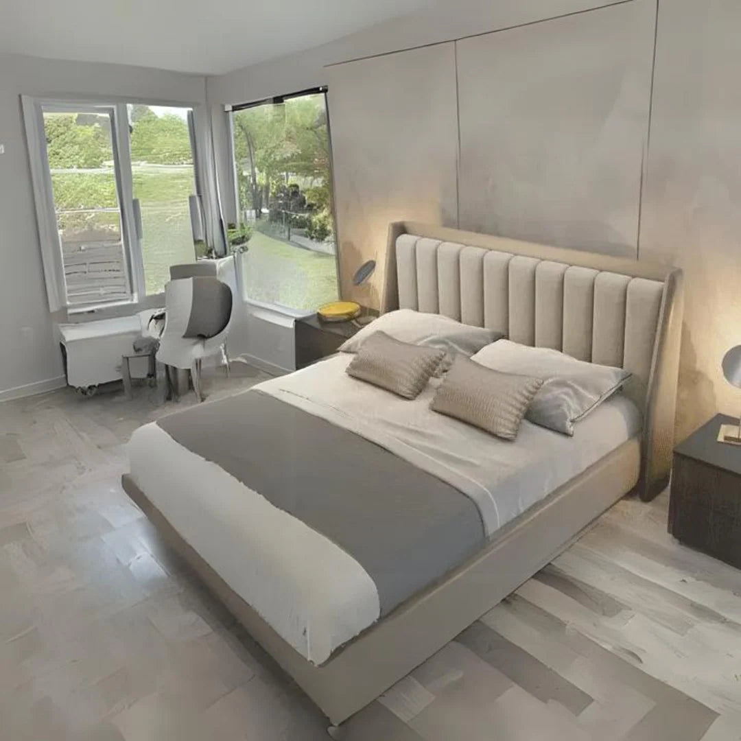 King Bed with Storage – Stylish Upholstered Design &amp; Spacious Under‑Bed for Home Furniture&nbsp;