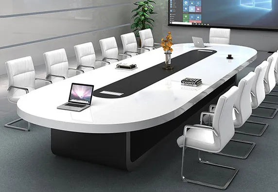 Conference and Meeting Table for Office Furniture with Premium Surface Finish and Contemporary Executive Style