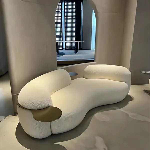 3-Seater Sofa upholstered in premium velvet, designed with advanced support structure for enduring comfort in executive.