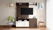 Wooden TV Wall Cabinet with Stylish finish, and Functional Storage for Contemporary Home Interiors