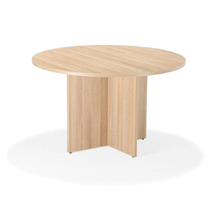 Round Shape Meeting Table for Office with Made in Particle Board – Modern, Space-Saving for Conference Rooms