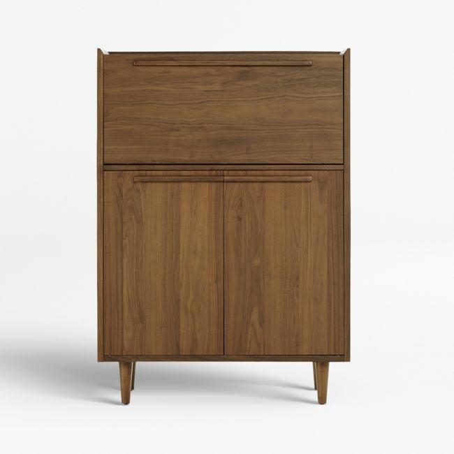 Wooden Storage Cabinet with Gentle-Close Hinges and Stylish Design, Ample Shelves for Neat Organisation
