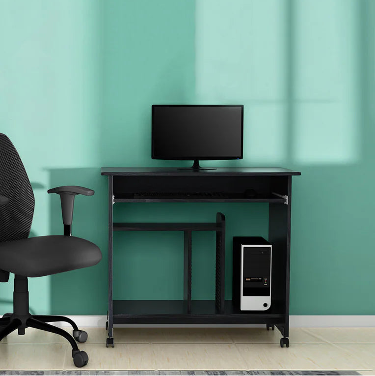 Office Desk and Computer Table with Keyboard Tray and CPU Space Made I