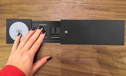 কনফারেন্স টেবিল কানেক্টিভিটি এবং ডেটা বক্স পপ আপ বক্স HDMI, LAN এবং পাওয়ার পোর্ট সহ -PUB-003