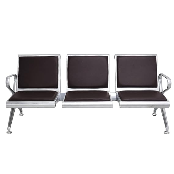 3 Seater Sofa With Metal Legs & Arm
