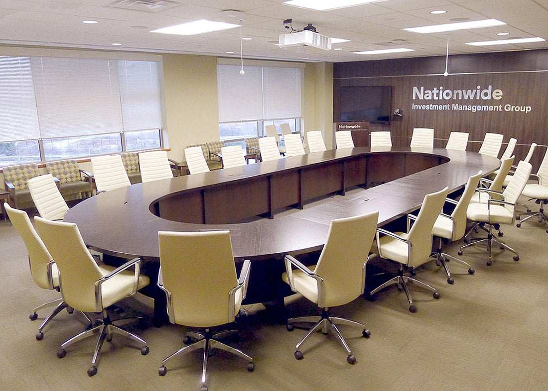 Conference and Meeting Table for Office Furniture with Minimalist Design and Smart Finish