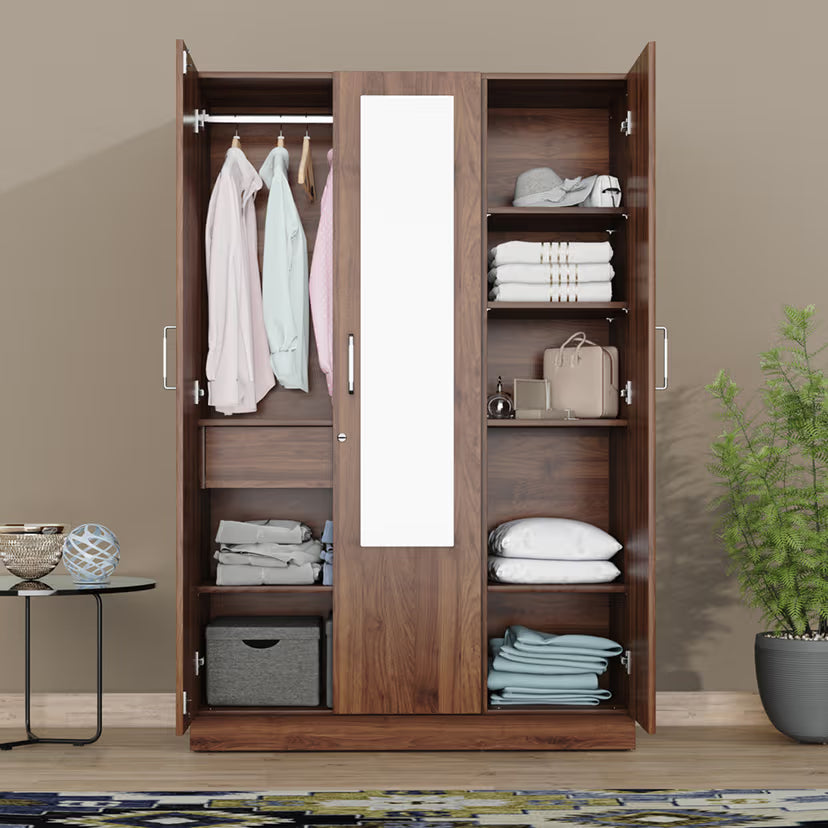 Premium Wooden Storage Unit – Modern Shelving and Cabinet System for Organized Living