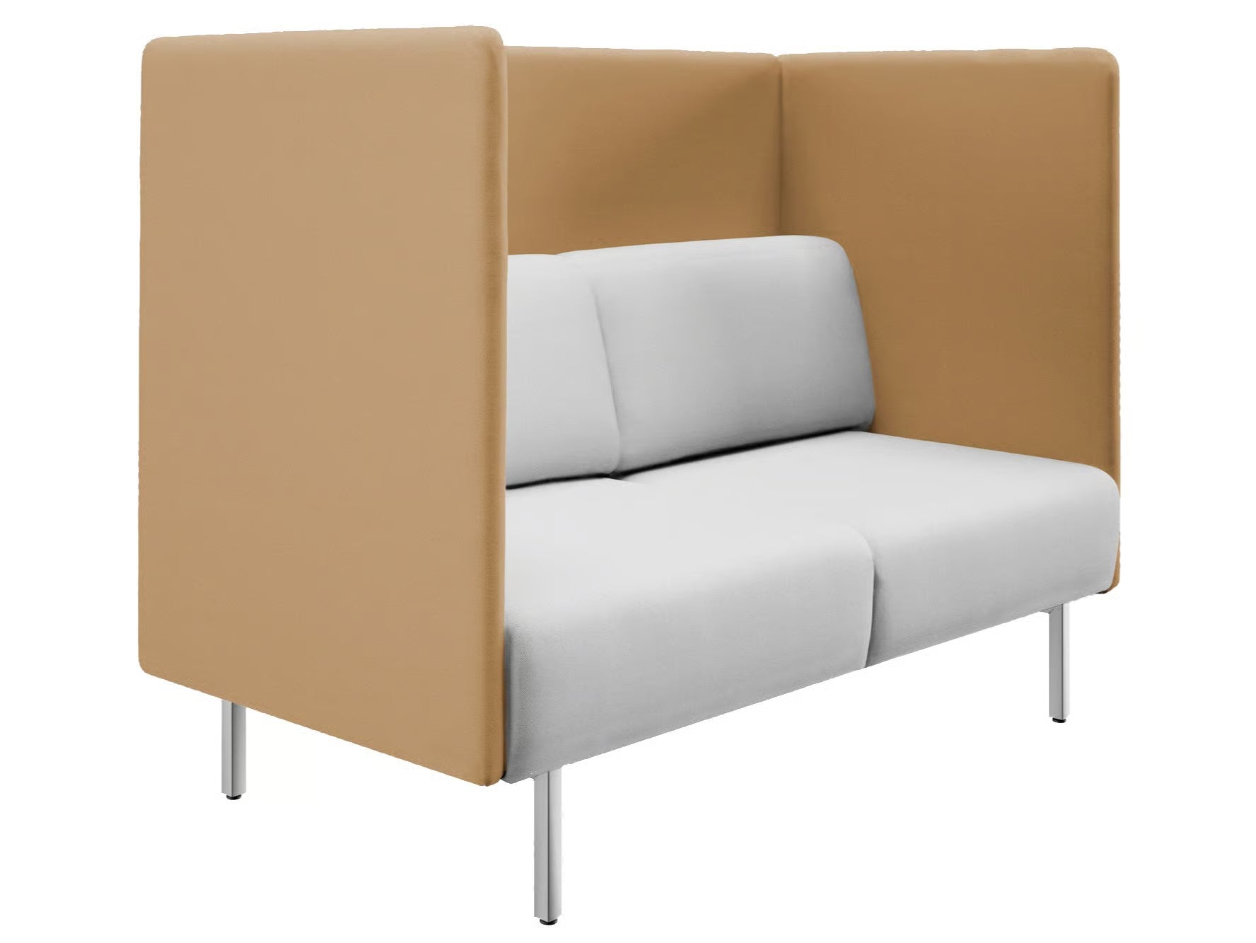 2 Seater Office Sofa for Office Environment and High-Back Modern Office Sofa Contemporary Design with Premium Comfort.