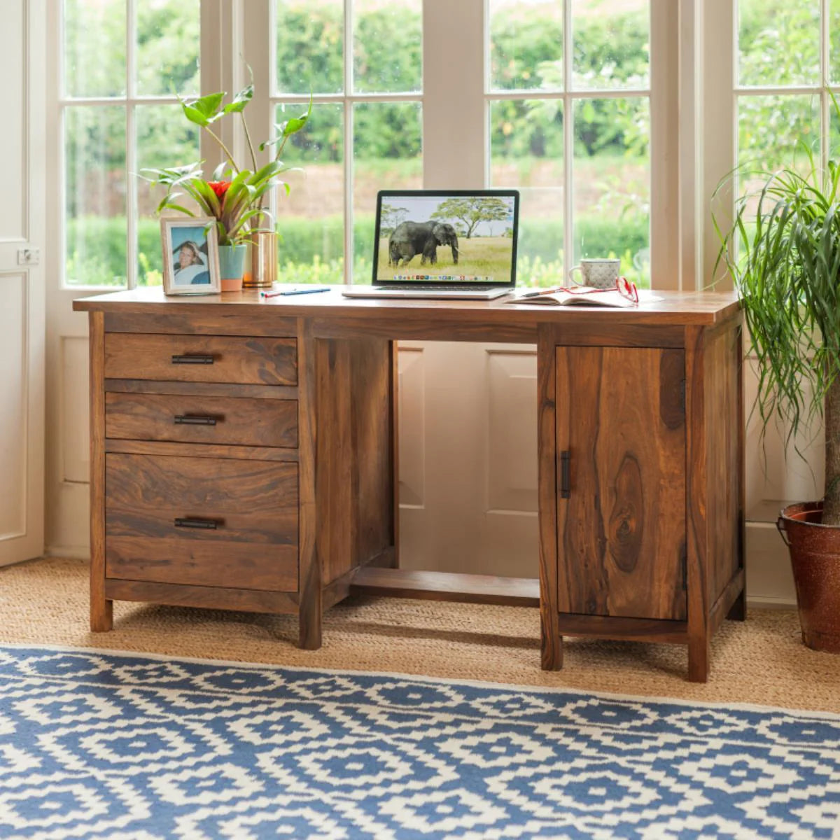 computer table office table study desk wooden table