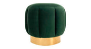 Ottoman Plouffe's For Home Furniture Foot Rest Modern And Durable Design Comfortable Seating for Living Room & Bedroom -Green
