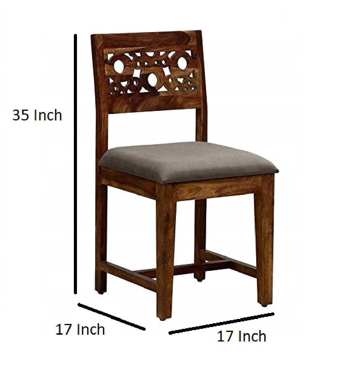 কাঠের ফ্রেম বেস সহ ডাইনিং চেয়ার