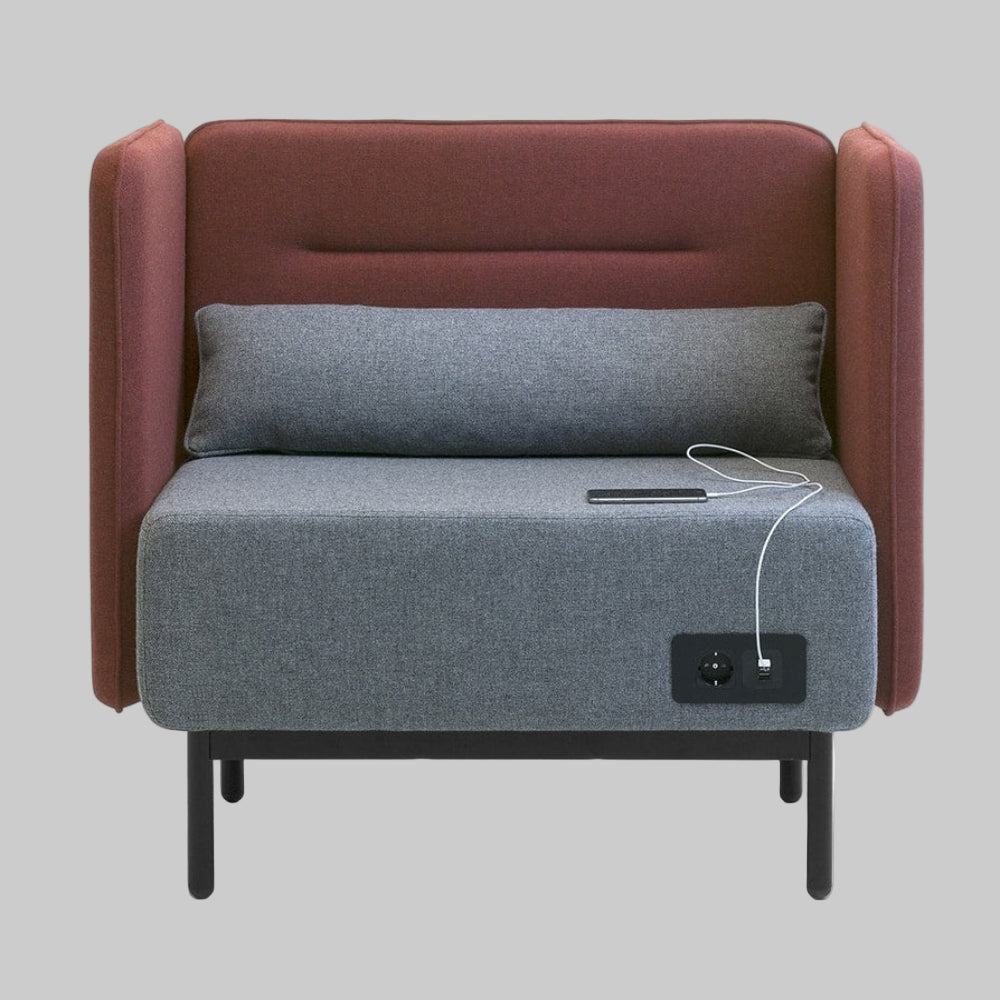 1 Seater Office Sofa for Office Area and High Back Design Sofa for Style and Comfort.