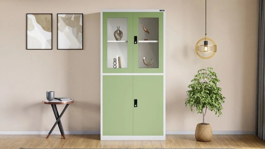 Wardrobe for Home, 2 Doors with Transparent and Aesthetic Design for Home Interiors