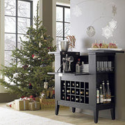 Wooden Bar Storage Cabinet Organizer and Premium Touch & Durability