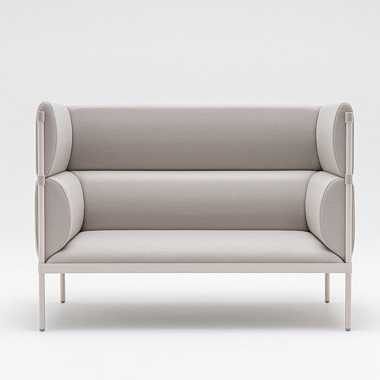 2 Seater Office Sofa with Modern Designs and High Back Configurable Modular Sofa for Workspaces