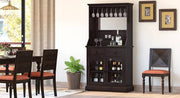 Wooden Bar Storage Cabinet Organizer with Premium and Contemporary Appeal