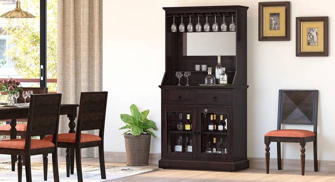 Wooden Bar Storage Cabinet Organizer with Premium and Contemporary Appeal