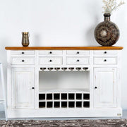 Wooden Bar Storage Cabinet Organizer with Timeless Design & Elegant Appeal