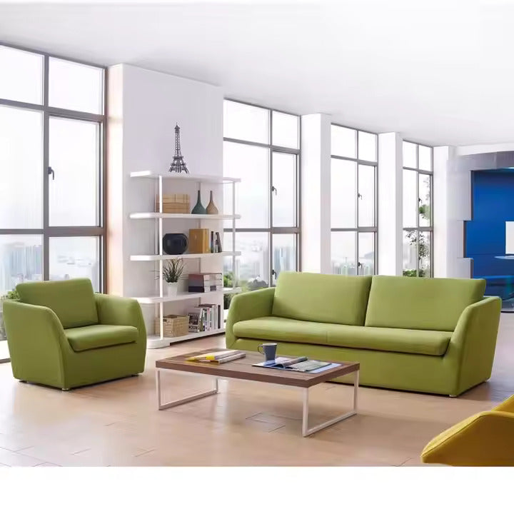 3 Seater & Sofa For Home Furniture, Upholstery Velvet Premium and Durable Design For Living Room and Office- Green