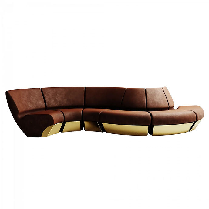 3 Seater Leatherette Sofa
