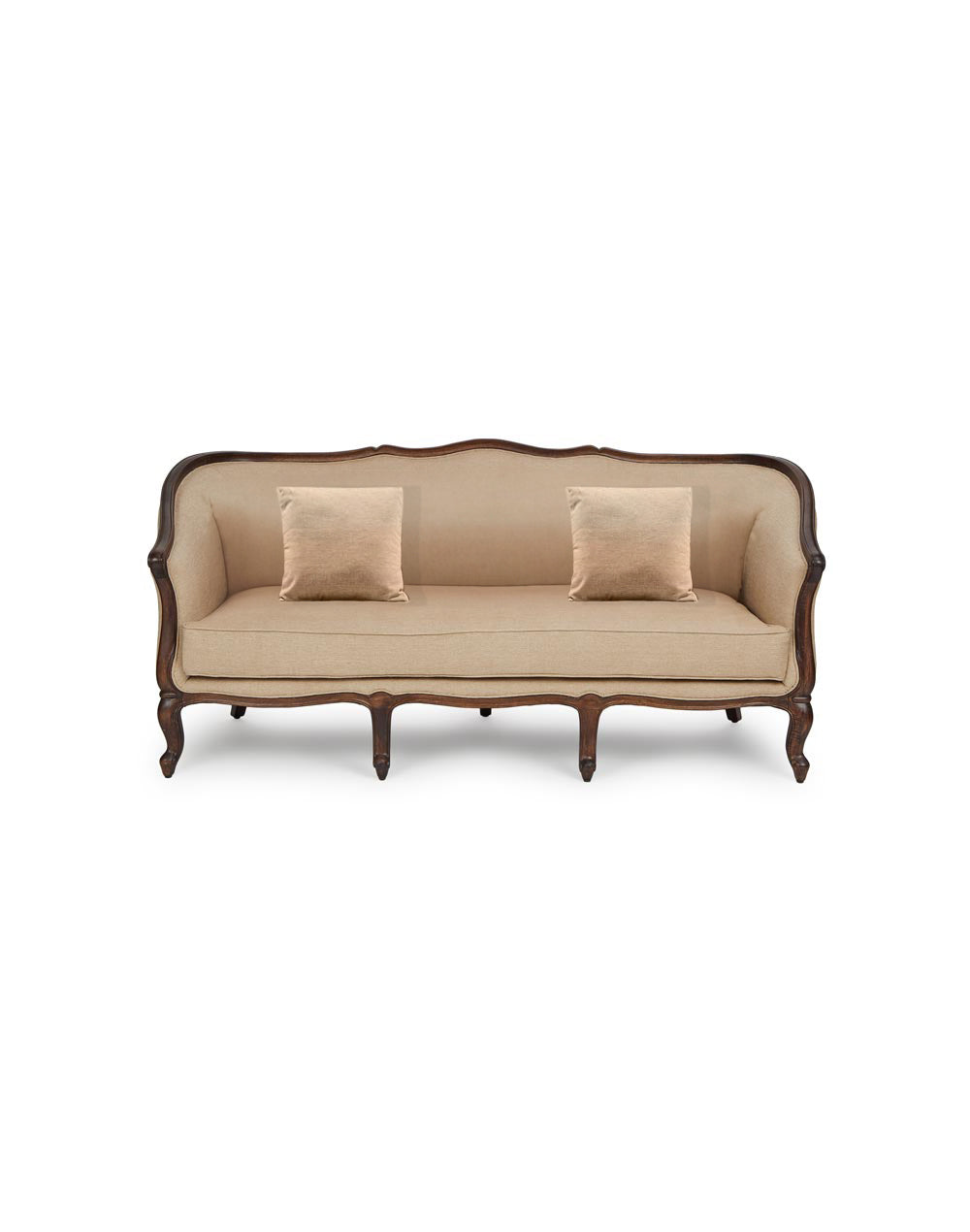 3 Seater Sofa For Home Furniture Upholstery Suede Elegant Fabric and Best Quality Wood and Modern Comfortable for Living Hall Room