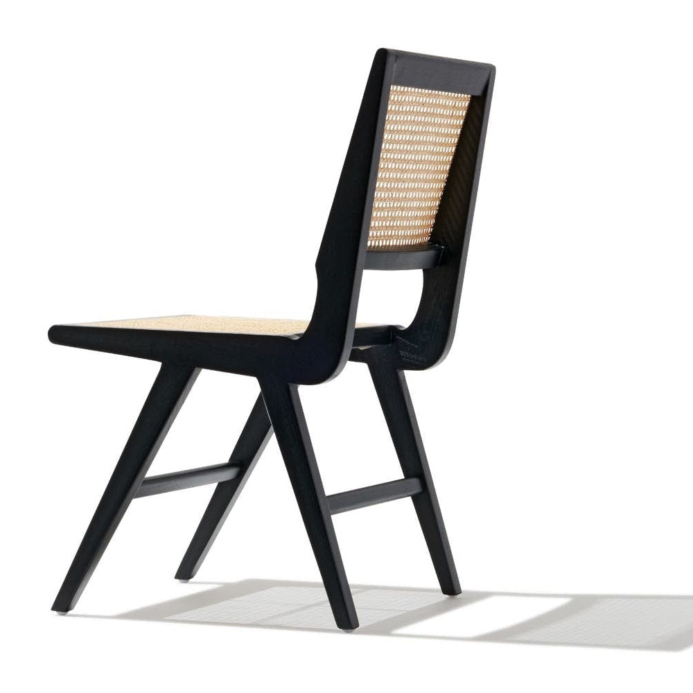 PVC Cane Chair for Wooden Frame with Black Finish Best for Outdoor & Indoor