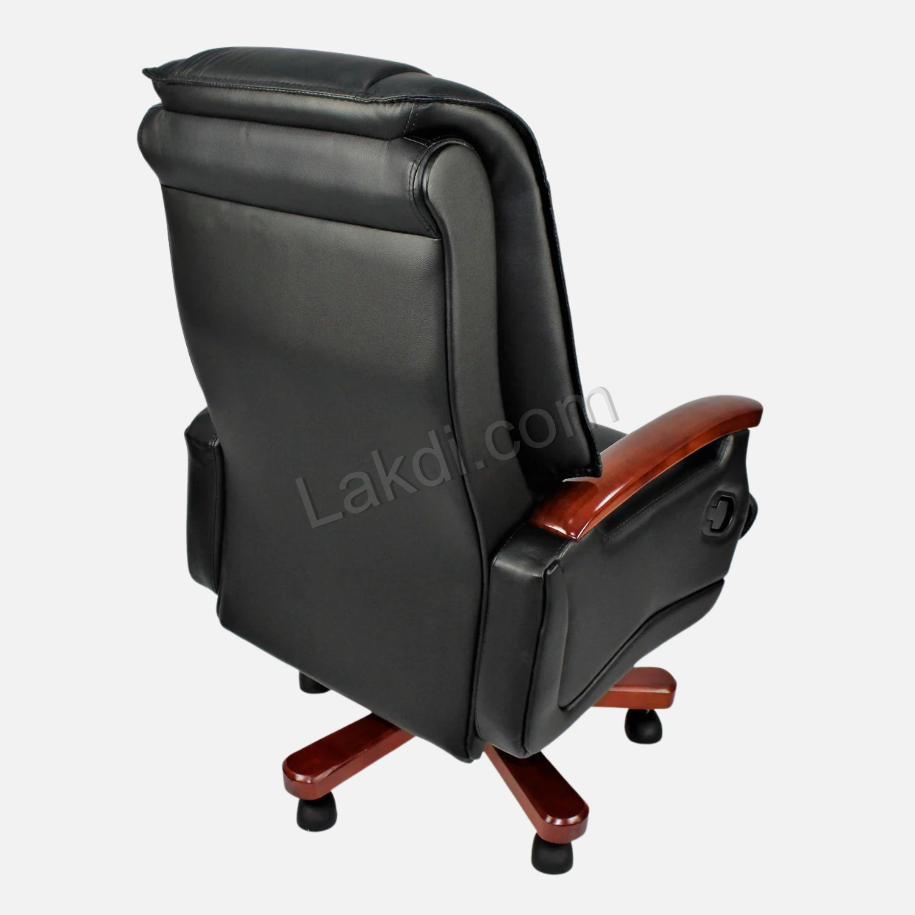 Director Chair for office High-Back Leatherette with Recliner & Adjustable Height and Wooden Base Unique Design Best Quality Chair