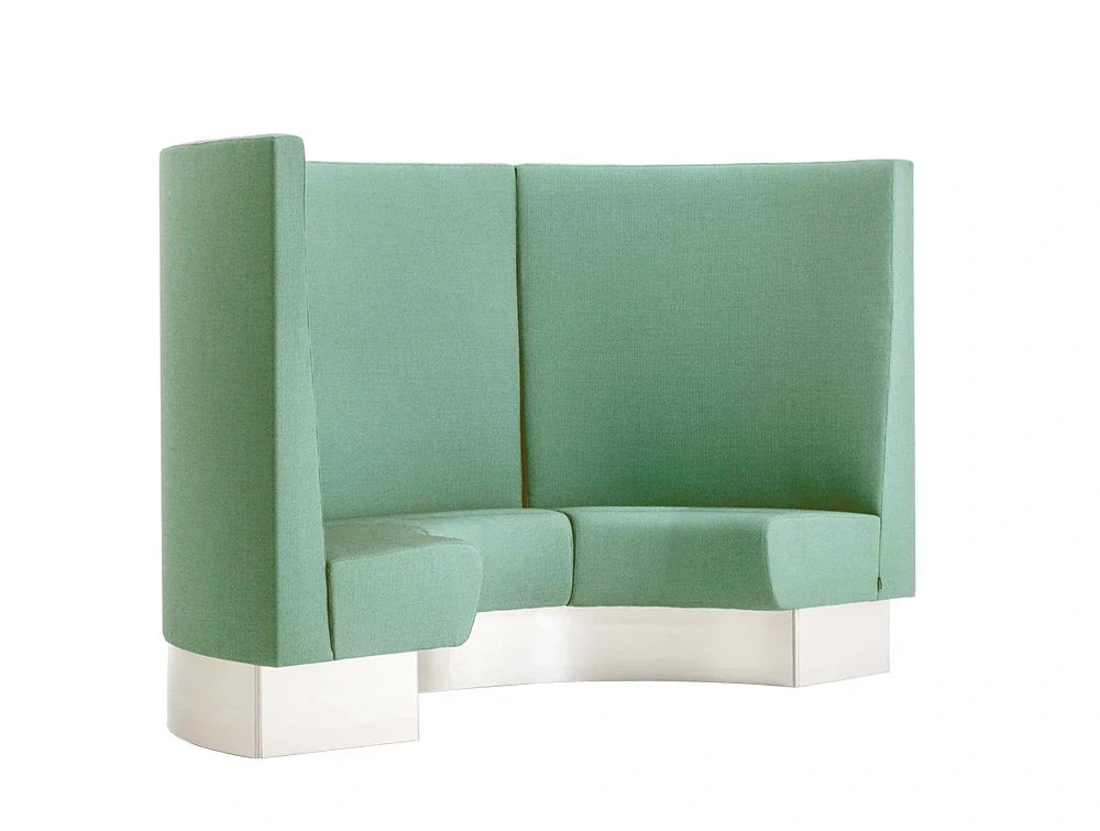 Curved Office Sofa with Simple and Contemporary Design, Perfectly Suited for Corporate Office Environments