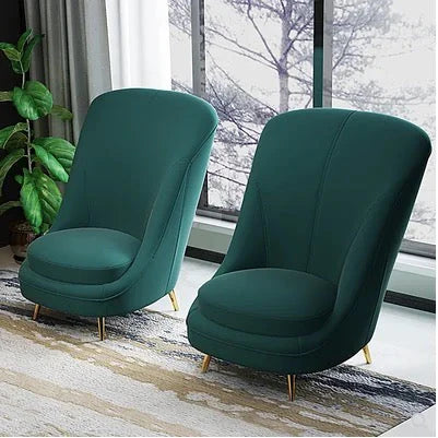3 Seater & Sofa For Home Furniture, Upholstery Velvet Modern And Durable Design For Living Room and Office- Green