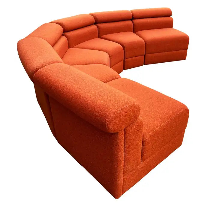 Curved Sofa Circular Design Modular Corner Sofa For Office Furniture Premium Upholstery Modern and Durable Design