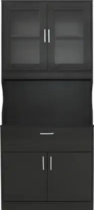 Cabinet for Home Furniture Particle Board, Design Includes 5 Shelves, 1 Drawer, Soft Edges