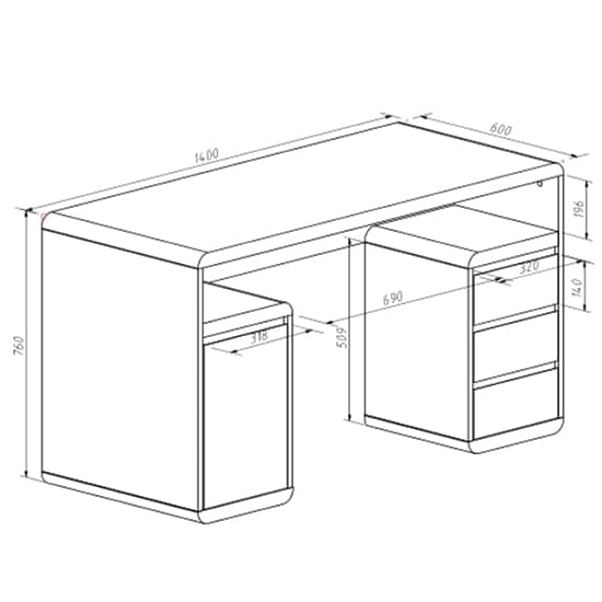 computer table office table study desk wooden table