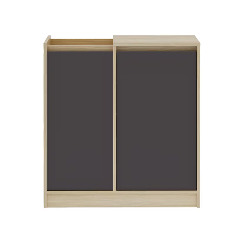 Wooden Shoes Storage Cabinet with Premium Design, Durable Wood Cabinet with Multi-Shelf Storage