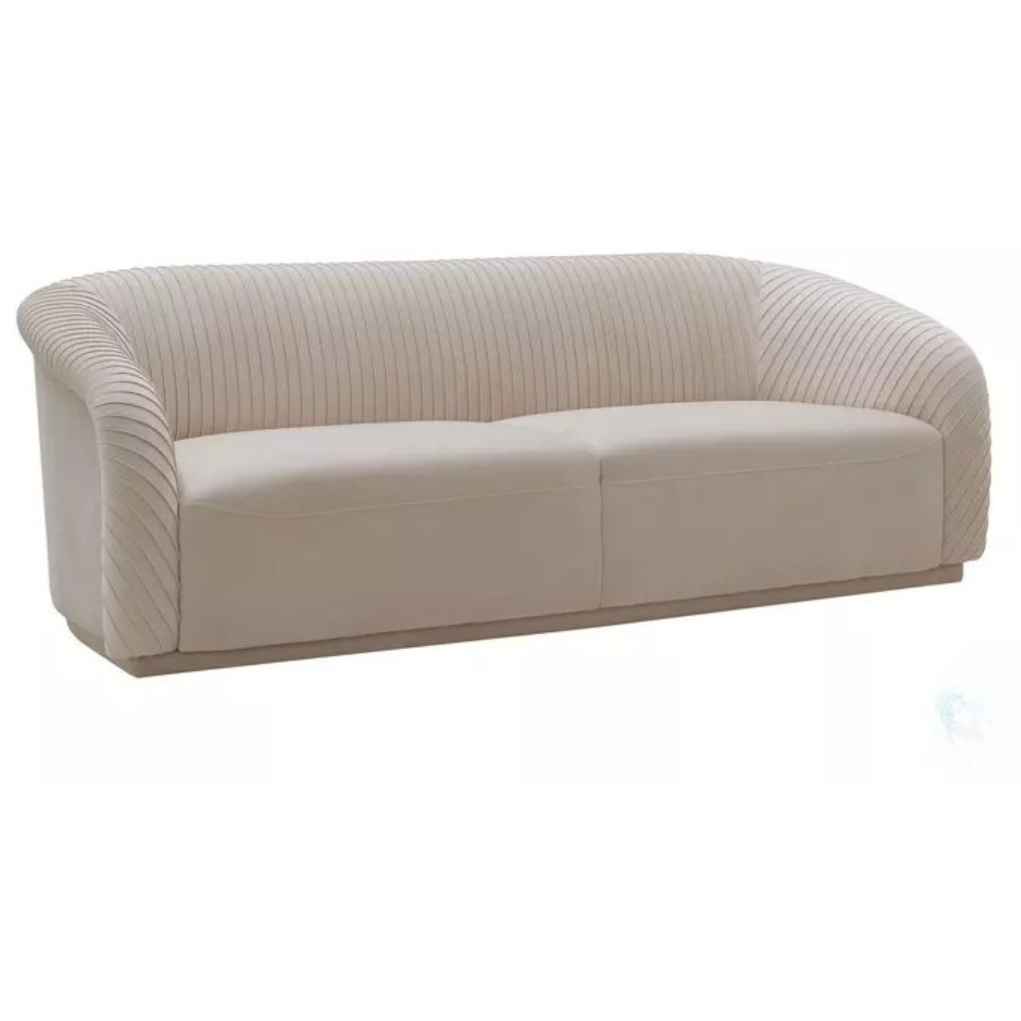3 Seater Wooden Sofa For Home Furniture Premium Upholstery Modern and Durable Design for Living Room and Office - Off White