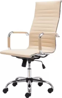 Metal Chrome Base High Back Office Executive Chair