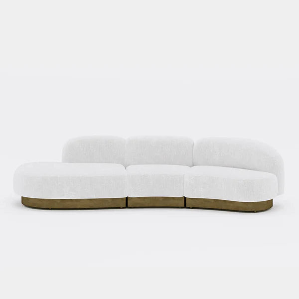 3-Seater Premium Italian Sofa in velvet, designed for comfort and style in upscale modern and professional environments.