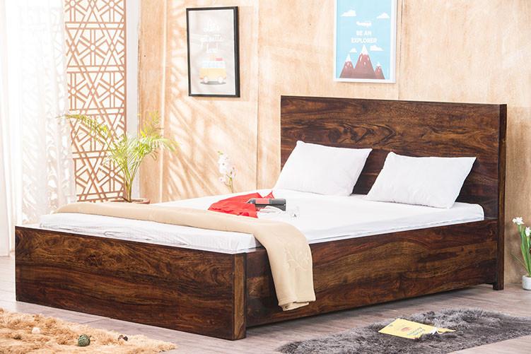 King Size Wooden Bed High-Quality Solid Wood Frame Hydraulic Storage Stylish, Spacious & Modern Design Sturdy, Durable & Superior Comfort