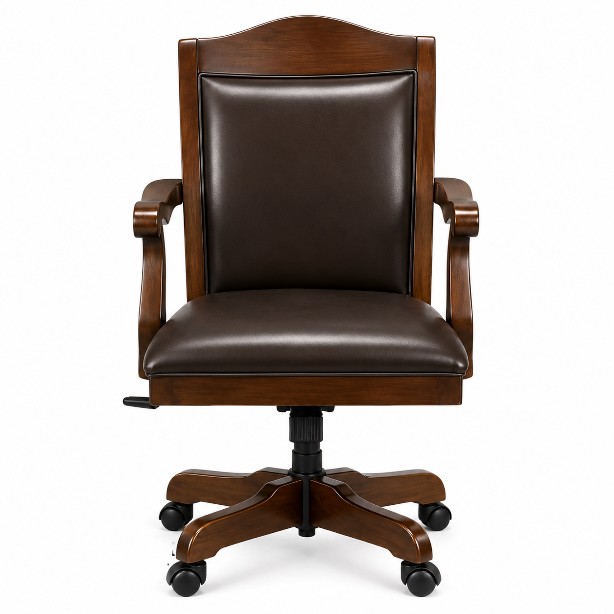 Director Chair for Royal office Furniture Luxury Premium Leatherette with Hand-carving Wooden