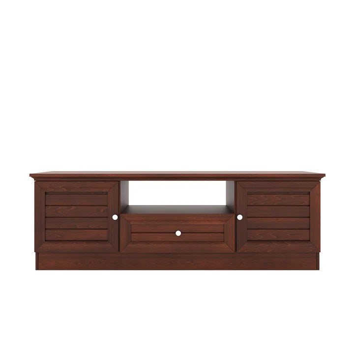 Wooden TV Wall Cabinet with Stylish finish, and Durable Design for Living Area