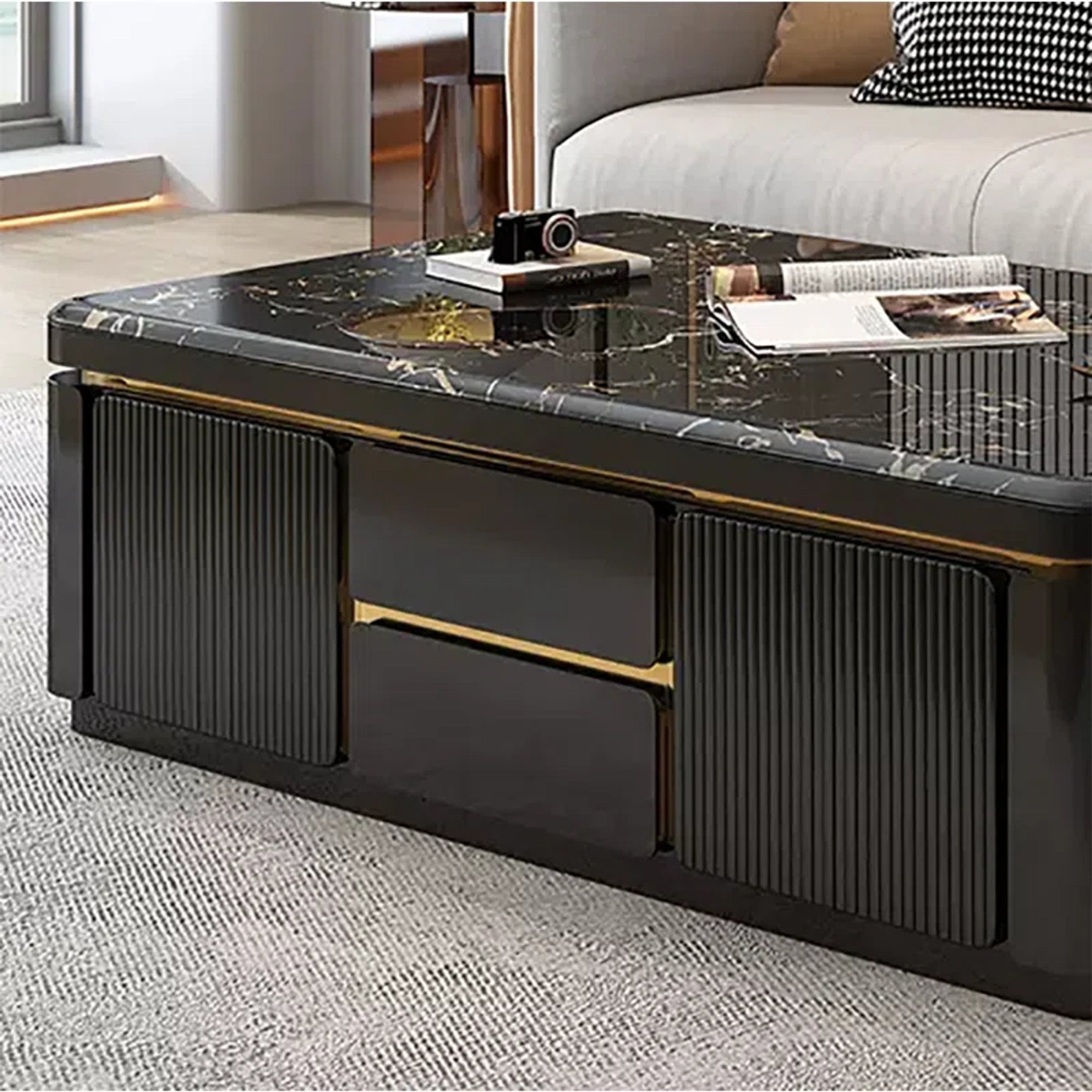 Center Table Designed with Rich Finish Offering Durability and Premium Look for the Living Room