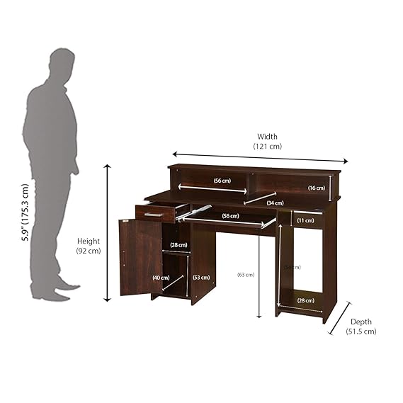 computer table office table study desk wooden table