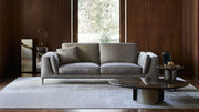 Premium 3-Seater Sofa for Home – Italian Upholstery, Elegant Fabric & Durable Wooden Frame