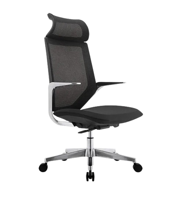 Ergonomic Mesh High-Back Office Chair with Adjustable Headrest, Breathable Backrest & Cushioned Seat – Premium Comfort for Modern Workspaces
